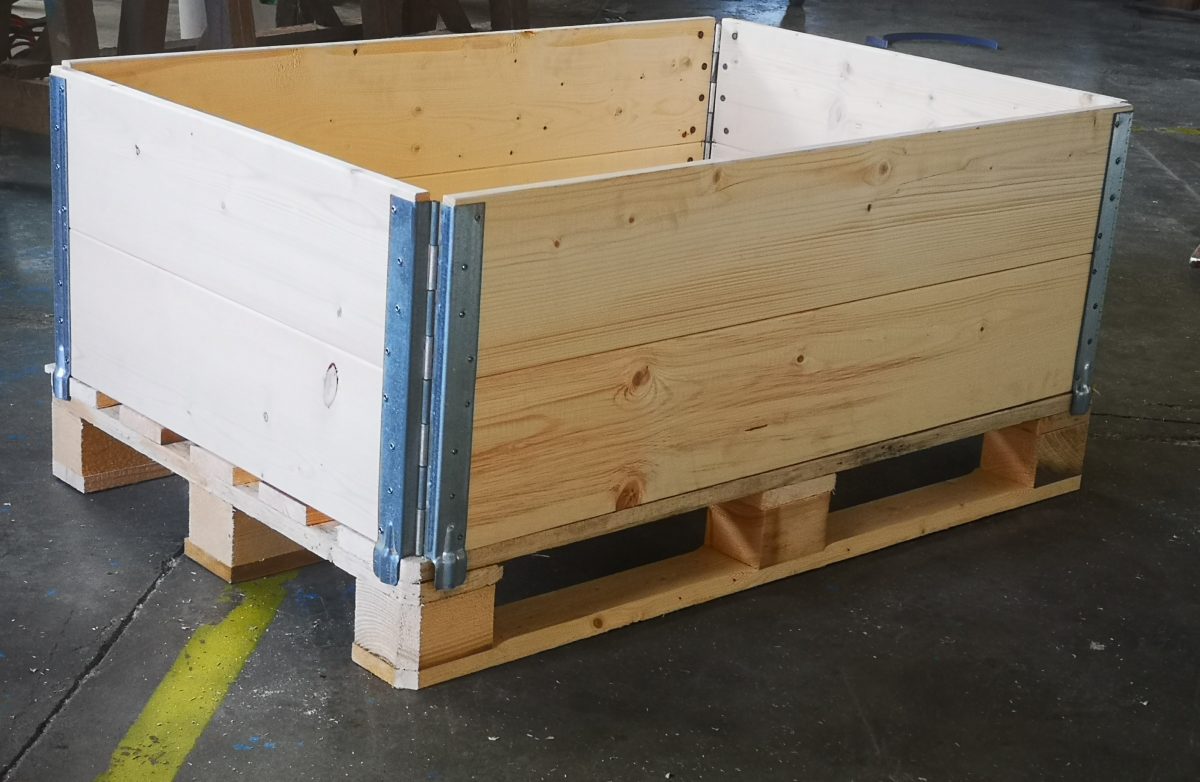 cassa in legno per imballaggio