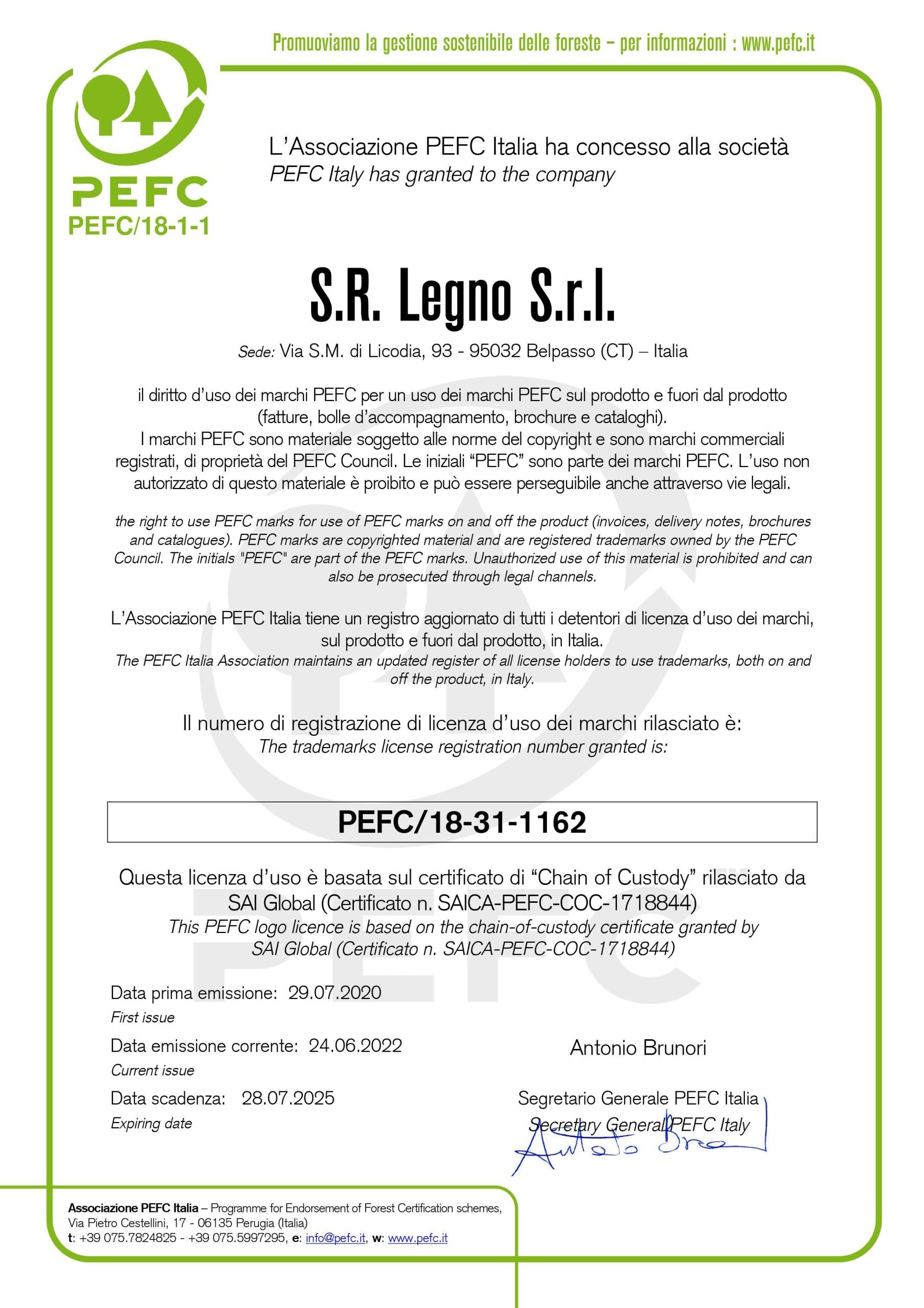 Certificato Licenza CoC_SR_Legno Em2022