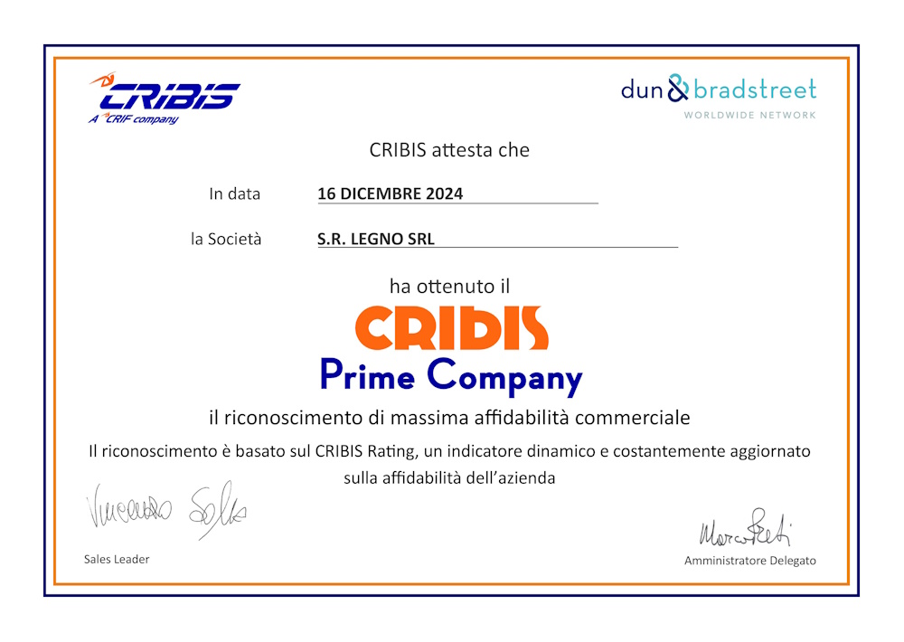 CRIBIS – ITA_S.R. LEGNO SRL